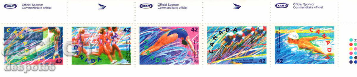 1992. Canada. Olympic Games - Barcelona, Spain. Strip