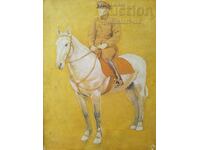 Ζωγραφική, Στρατιώτης, Άλογο, Καβαλάρης, δεκαετία του 1940.