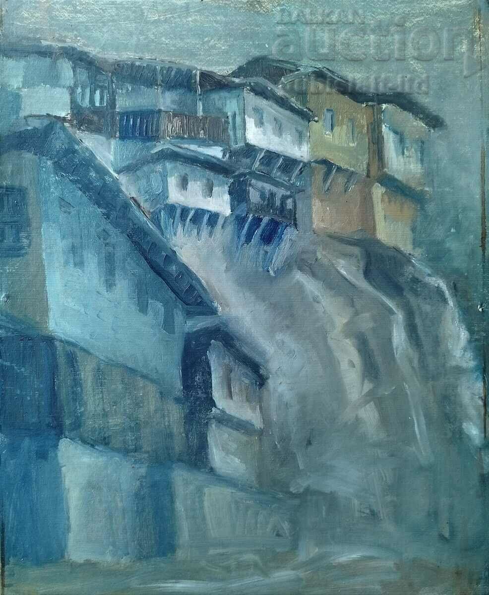 Картина, пейзаж, Велико Търново, 1980-те г. Картина, пейзаж, Велико Търново, 1980-те г.