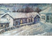 Painting, landscape, art. I. Dimitrov, 1960s