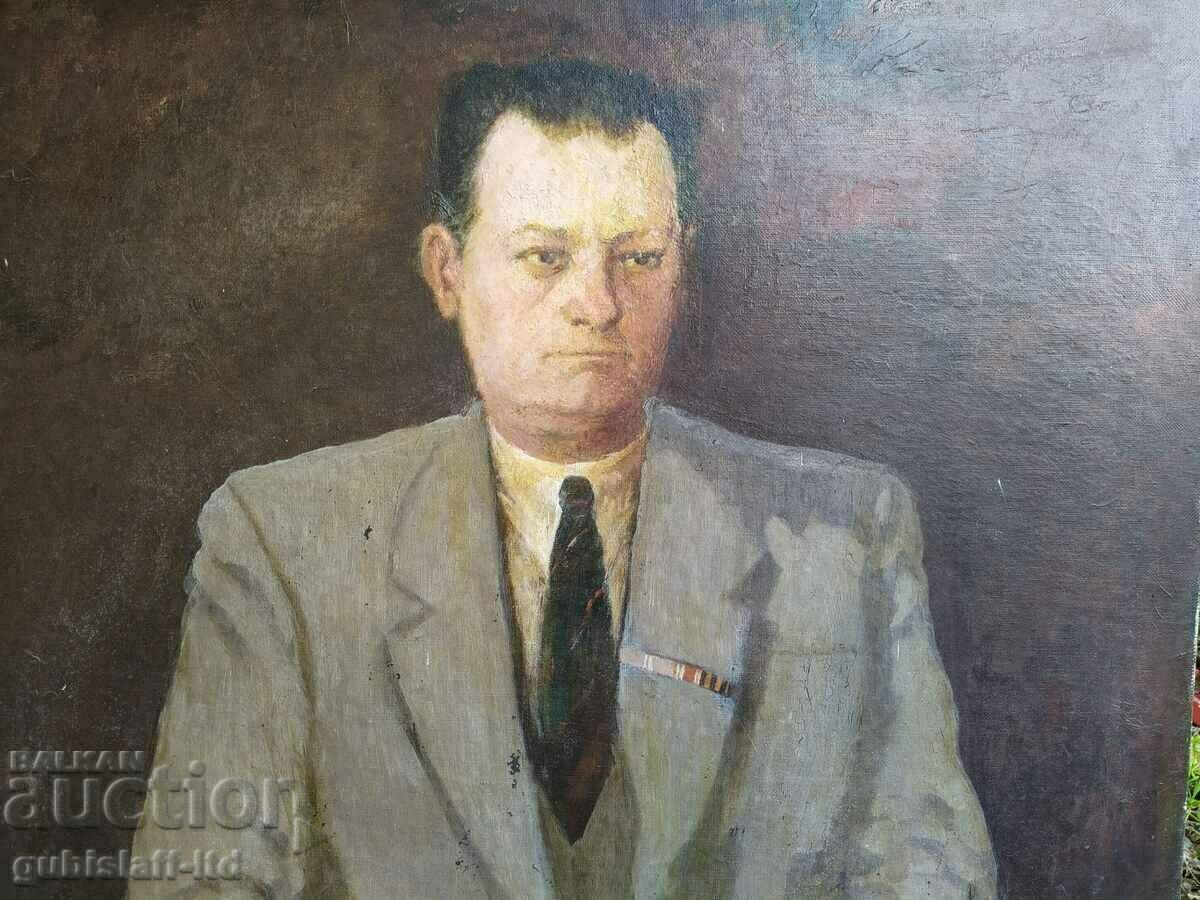 Picture, portrait, man, art. D. Todorov-Zharava (1901-1988) with price 550.00 BGN | € 281.21