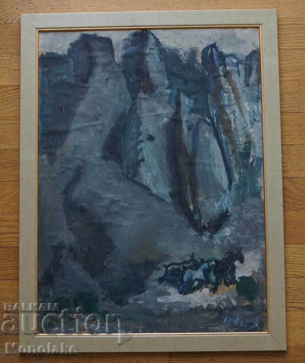 Χρίστο Φόρεφ (1927 - 2005) πίνακας ζωγραφικής