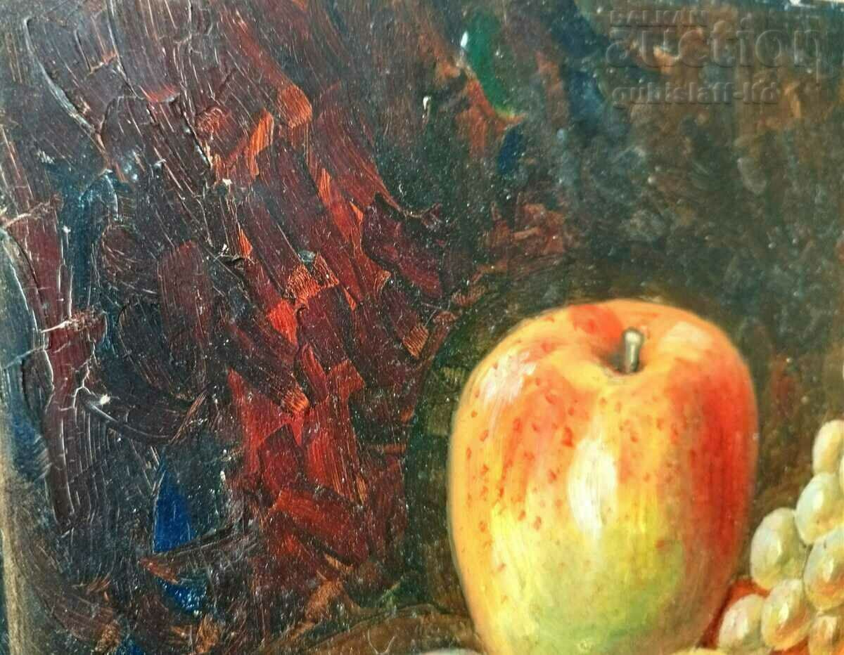 Ζωγραφική, νεκρή φύση, τέχνη. P. Buchevu, δεκαετία του 1940. με τιμή 700.00 BGN | € 357.90