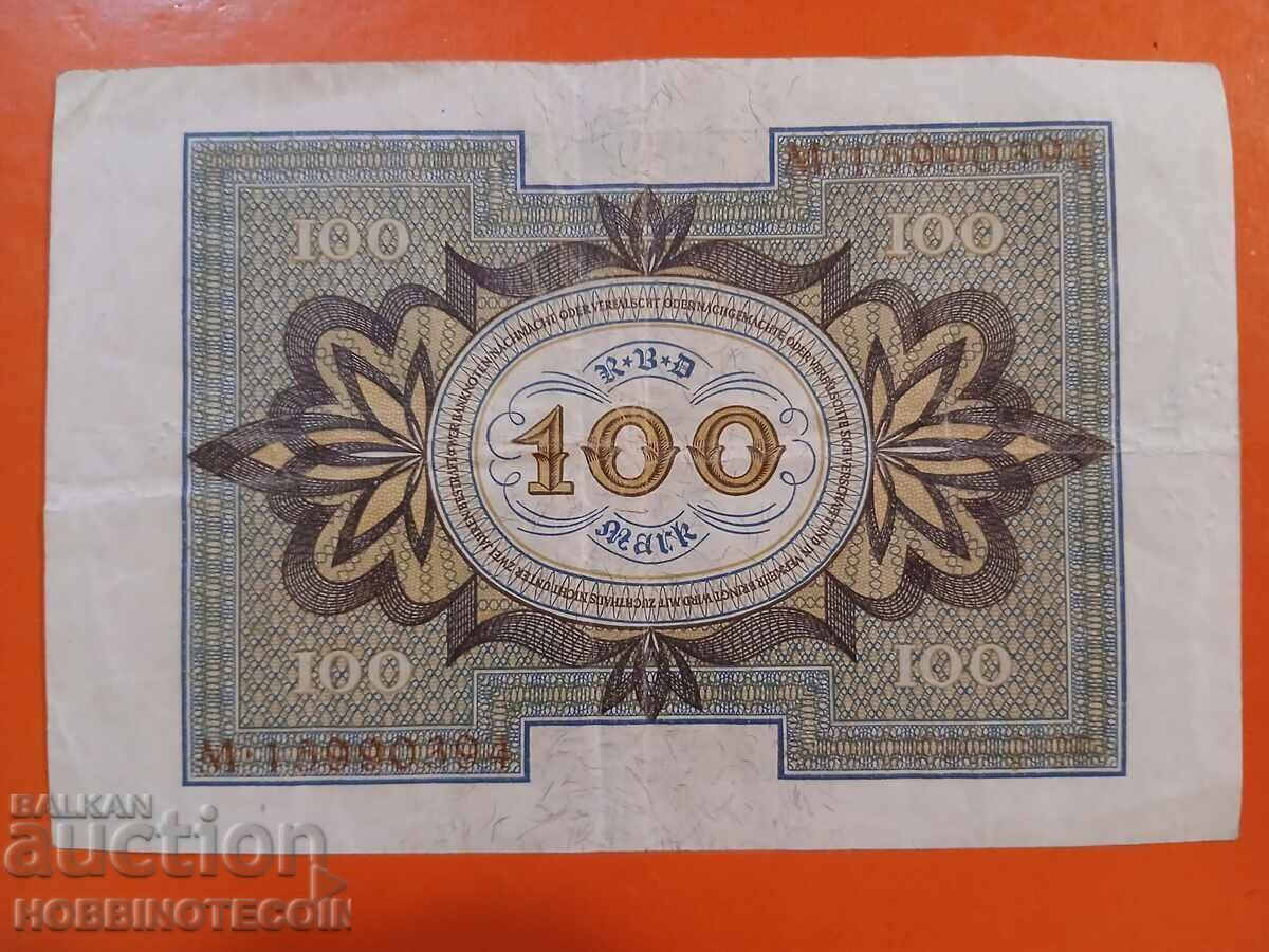 GERMANY 100 Marks - emission - issue 1920 - 1 with price 4.87 BGN | € 2.49 GERMANY 100 Marks - emission - issue 1920 - 1 with price 4.87 BGN | € 2.49