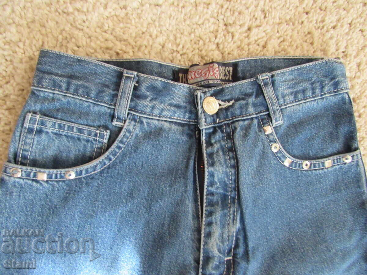 Girl's Jeans Size 29/32 with Studs with price 12.00 BGN | € 6.14