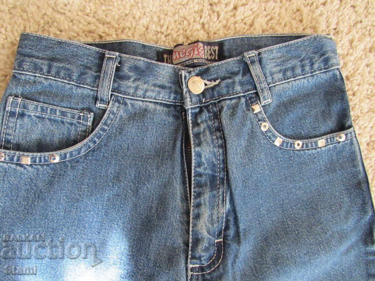 Girl's Jeans Size 29/32 with Studs - 5