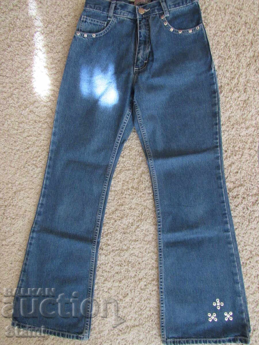 Girl's Jeans Size 29/32 with Studs