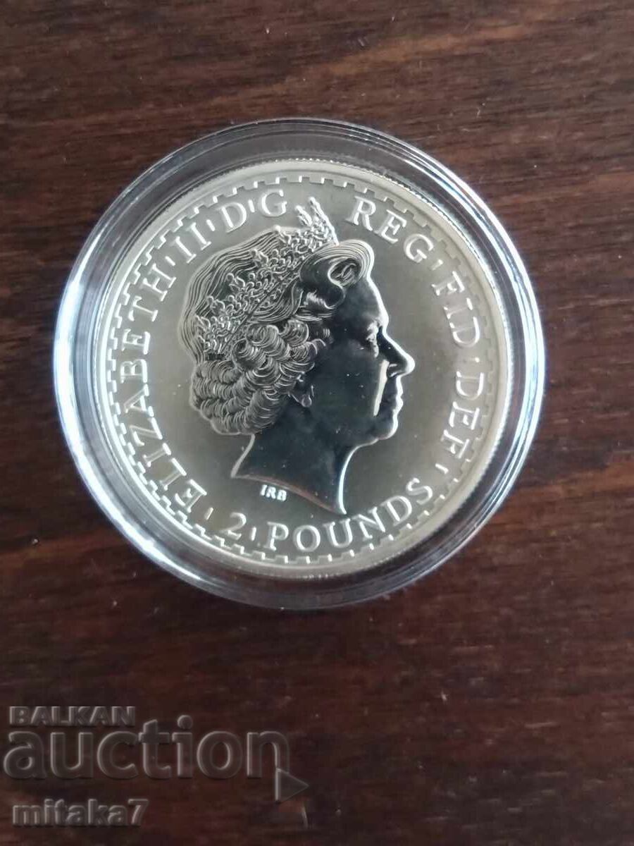 Silver coin Britain, 2002, Great Britain with price 180.00 BGN | € 92.03 Silver coin Britain, 2002, Great Britain with price 180.00 BGN | € 92.03