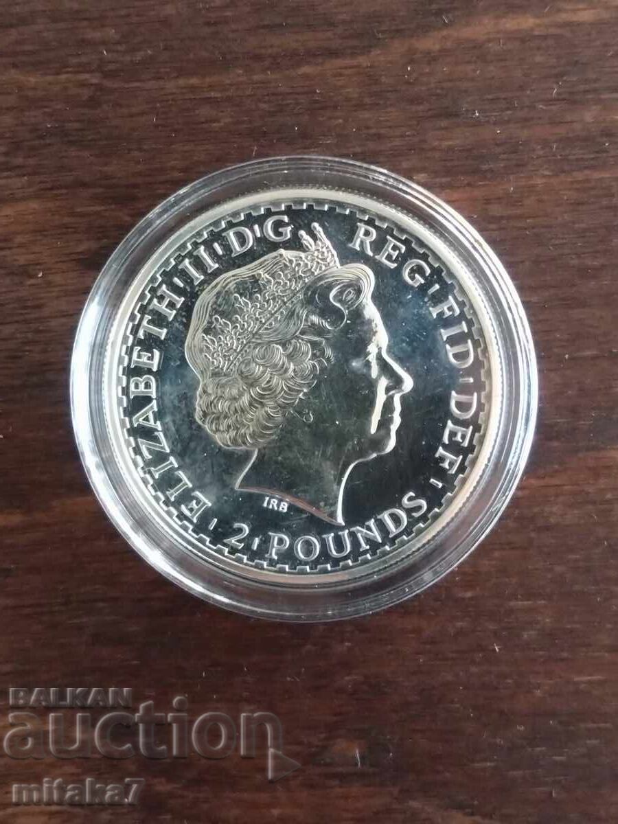 Silver coin Britain, 2001, Great Britain with price 180.00 BGN | € 92.03