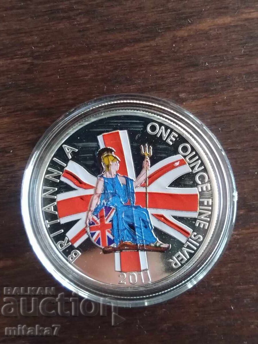 Silver Britannia Coin, 2011, United Kingdom