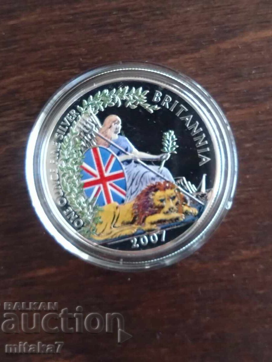 Moneda de argint Marea Britanie, 2007, Marea Britanie Moneda de argint Marea Britanie, 2007, Marea Britanie