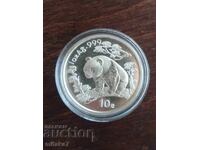 Silver Coin "Chinese Panda", 1oz, 1997