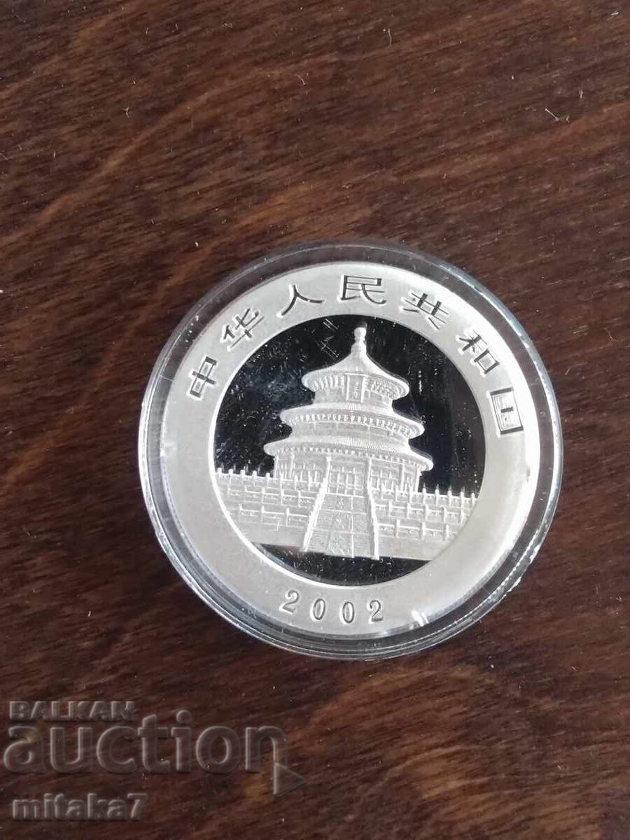 Silver Coin "Chinese Panda", 1oz, 2002 with price € 149.00 | 291.42 BGN