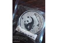 Silver Coin "Chinese Panda", 1oz, 2001-D