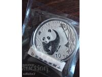 Silver Coin "Chinese Panda", 1oz, 2001-D