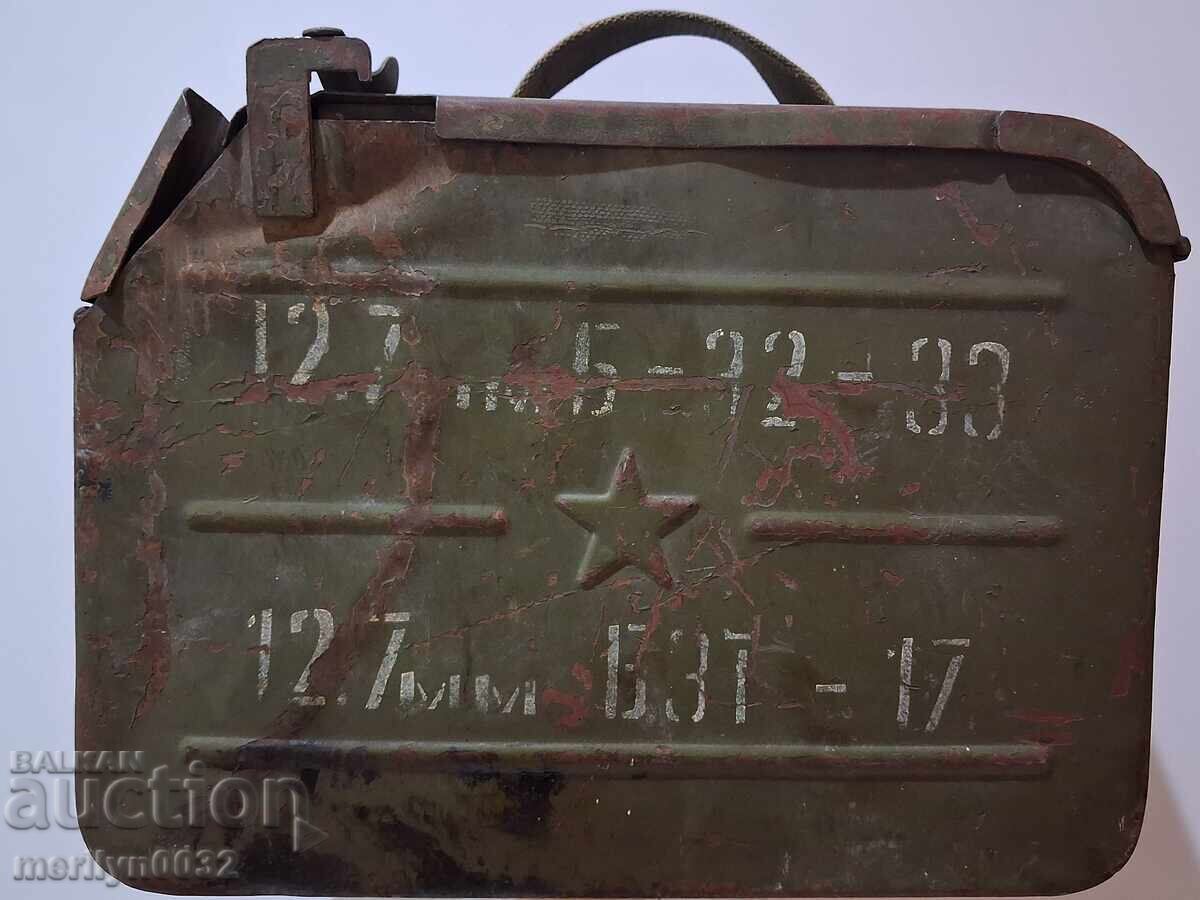 Cutie de muniție 12.7 mm mitralieră grea calibru mare URSS