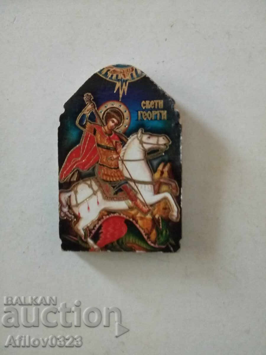 Small wooden icon of Saint George Small wooden icon of Saint George