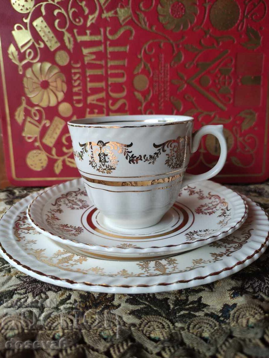 STAFFS TEASET CO. LTD. PLEX ST. POTTERY TUNSTALL