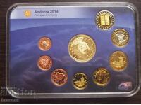 Andora - set euro - 2014 + 10 euro - probă