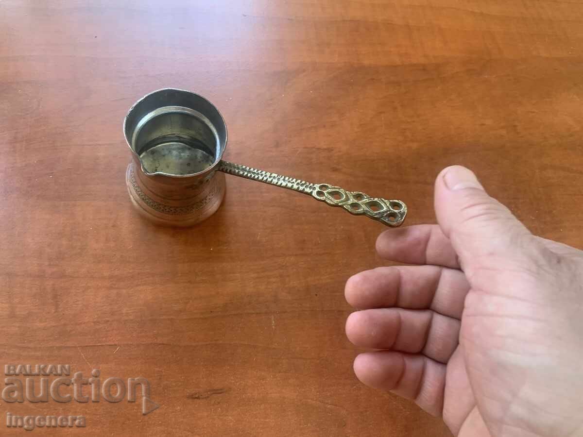 COPPER COFFEE POT OLD - 120 ML. FOR ONE COFFEE! - 5 COPPER COFFEE POT OLD - 120 ML. FOR ONE COFFEE! - 5