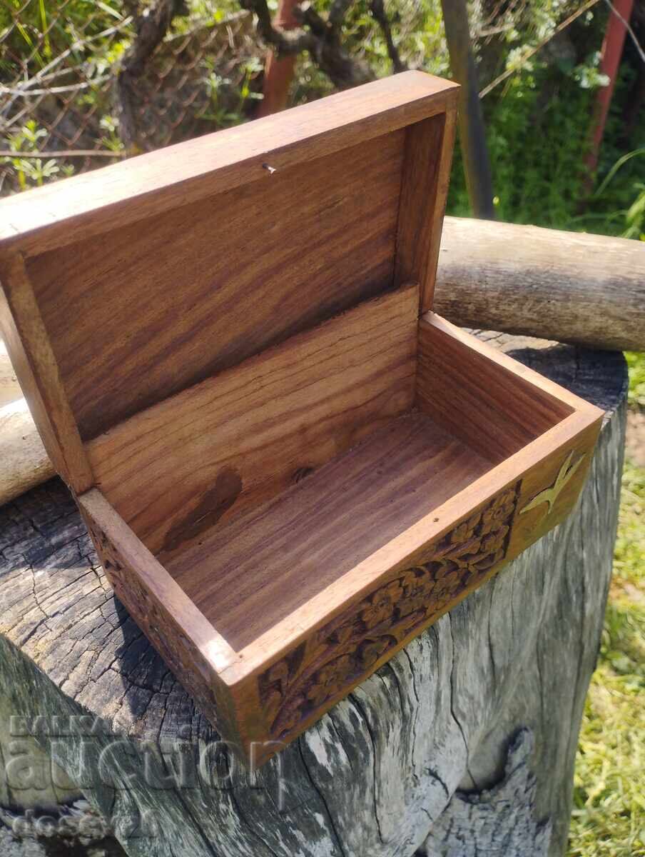 Beautiful wooden box in boho style - 6