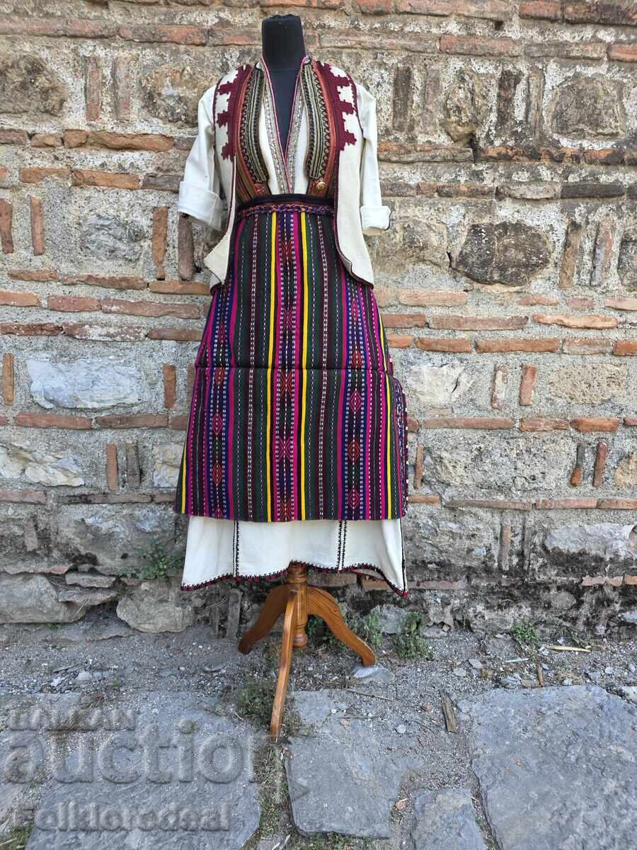 Woman's costume from Dolni Polog with a bridal shirt - 7