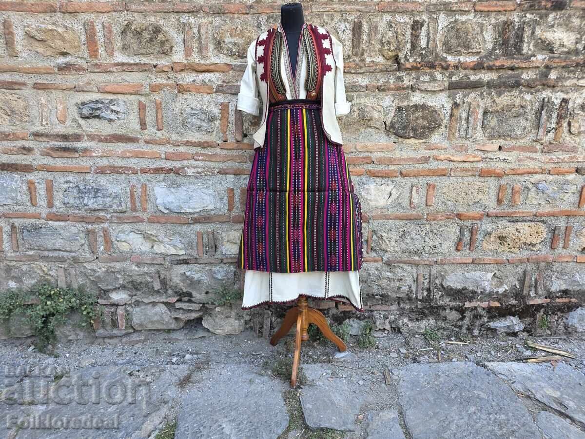 Woman's costume from Dolni Polog with a bridal shirt
