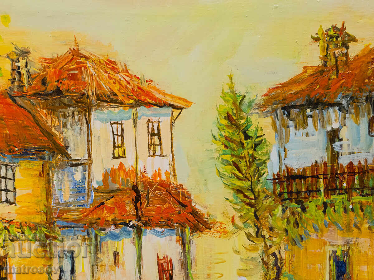 Boris Tsanov Oil Painting, Rural Landscape - 6