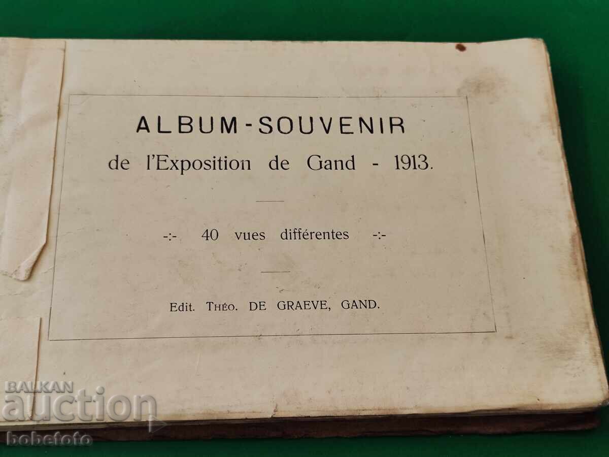 Auction  Album with a postcard from 1913