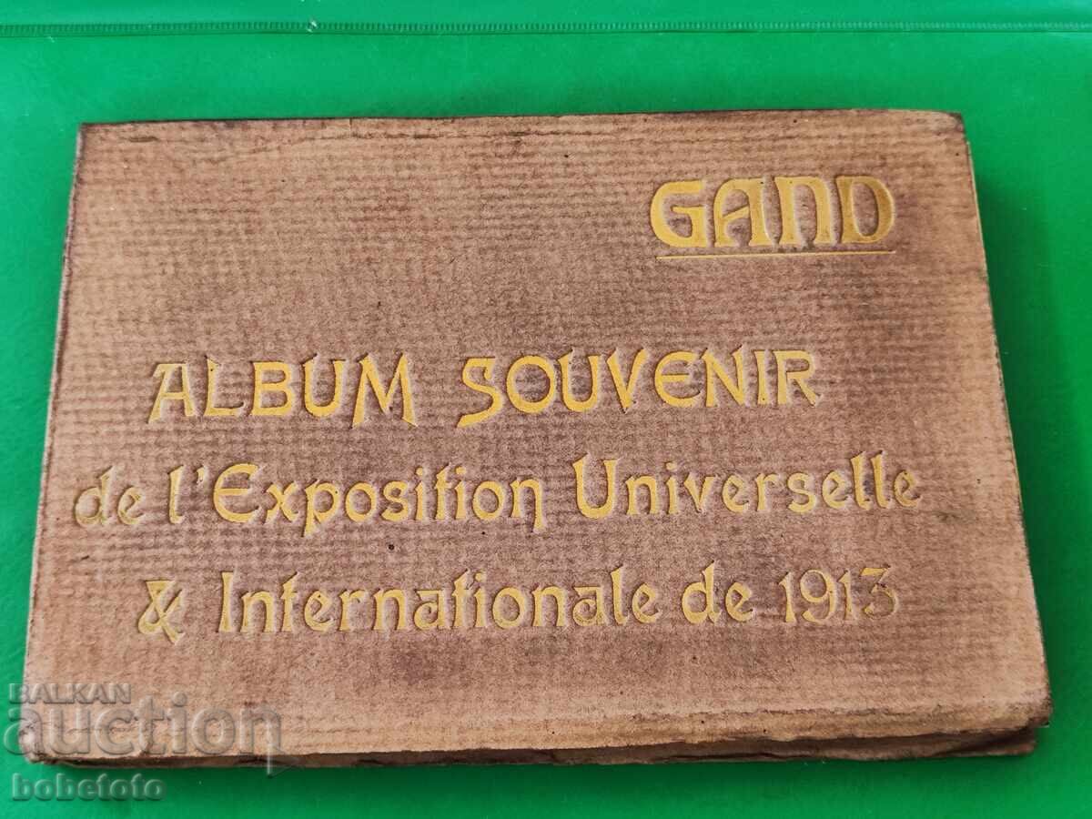 Album with a postcard from 1913