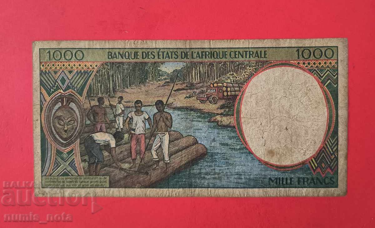 1000 φράγκα 1993 Κεντρική Αφρική Γκαμπόν με τιμή 20.00 BGN | € 10.23 1000 φράγκα 1993 Κεντρική Αφρική Γκαμπόν με τιμή 20.00 BGN | € 10.23