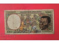 1000 φράγκα 1993 Κεντρική Αφρική Γκαμπόν