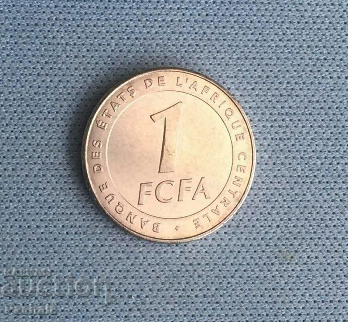 Централна Африка 1 франка 2006 г. с цена 3.00 лв. | € 1.53 Централна Африка 1 франка 2006 г. с цена 3.00 лв. | € 1.53