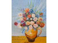 Boris Tsanov Oil Painting, Still Life