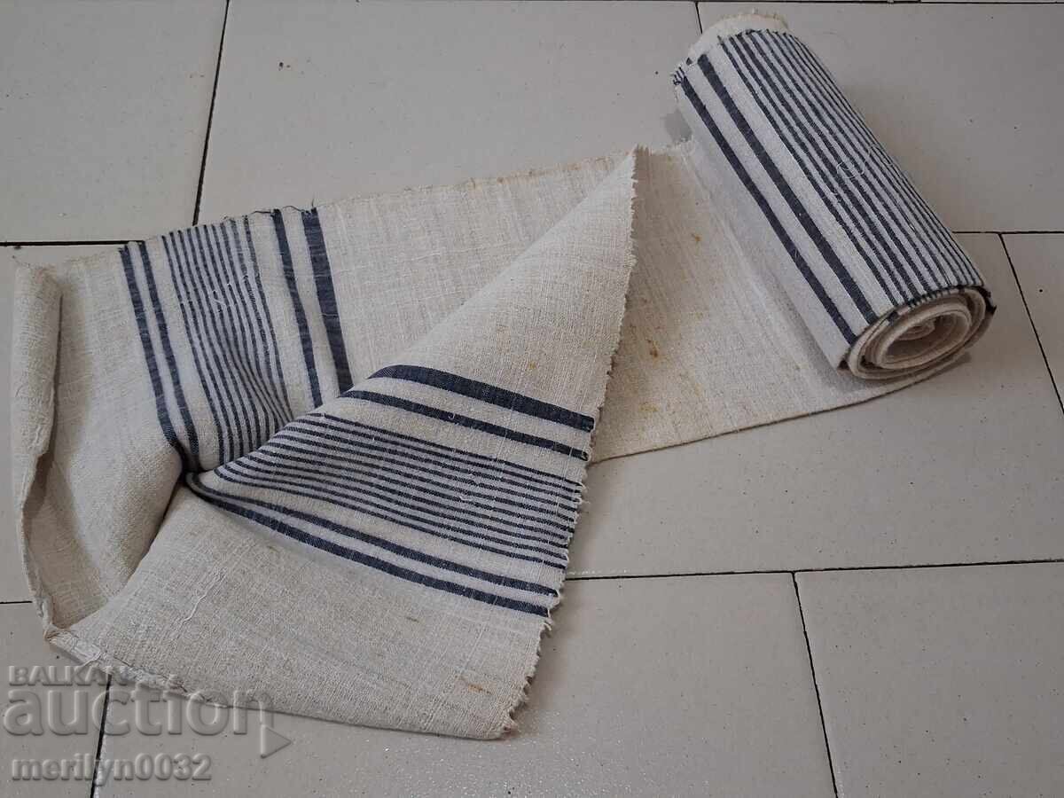 Hand-woven fabric for towels, roll of dowry, double width
