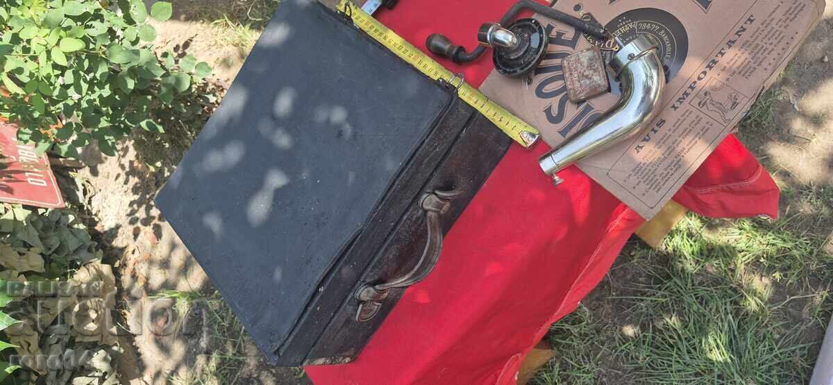 GRAMOFON - MANIVELĂ - PATHE DIAMOND - WW I - 6