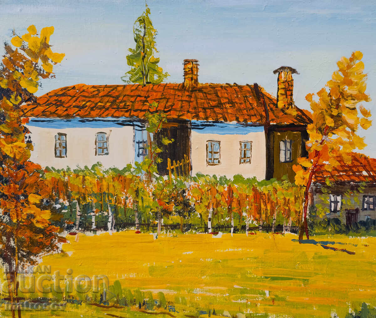 Boris Tsanov Oil Painting, Landscape with price 300.00 BGN | € 153.39