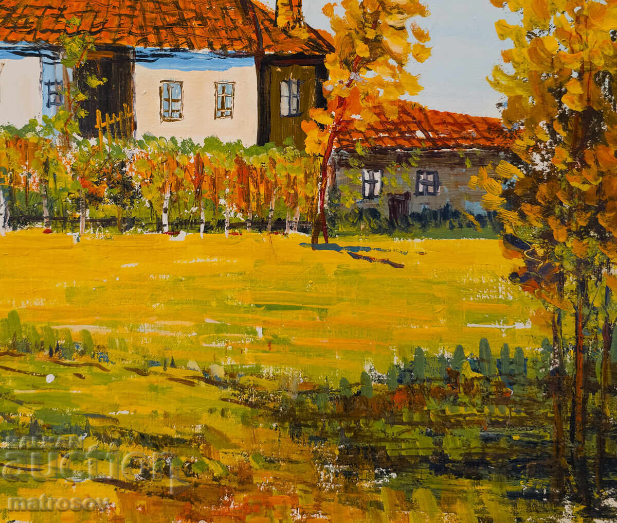 Delivery of Boris Tsanov Oil Painting, Landscape