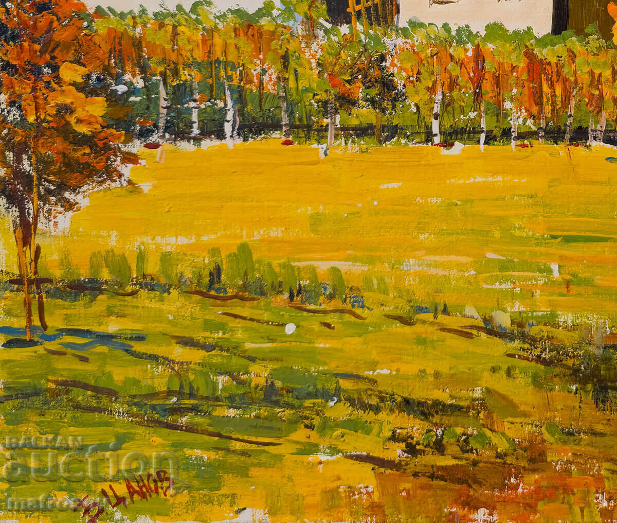 Boris Tsanov Oil Painting, Landscape - 7