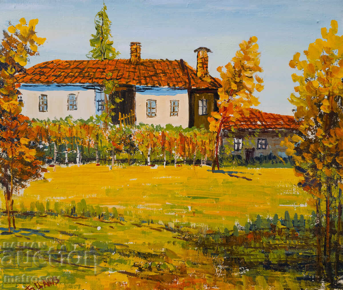 Boris Tsanov Oil Painting, Landscape