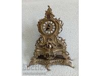 Голям старинен масивен бронзов часовник