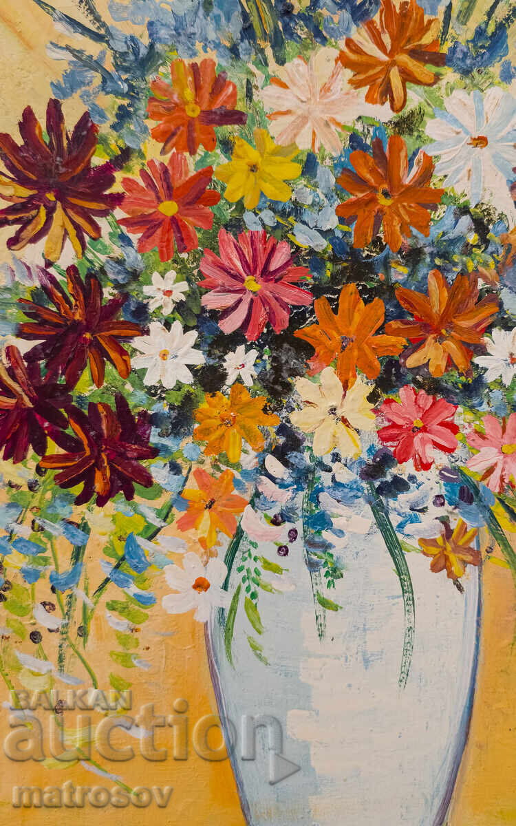 Μπόρις Τσάνοφ, ελαιογραφίες, νεκρή φύση 'Λουλούδια' 1992 - 5 Μπόρις Τσάνοφ, ελαιογραφίες, νεκρή φύση 'Λουλούδια' 1992 - 5