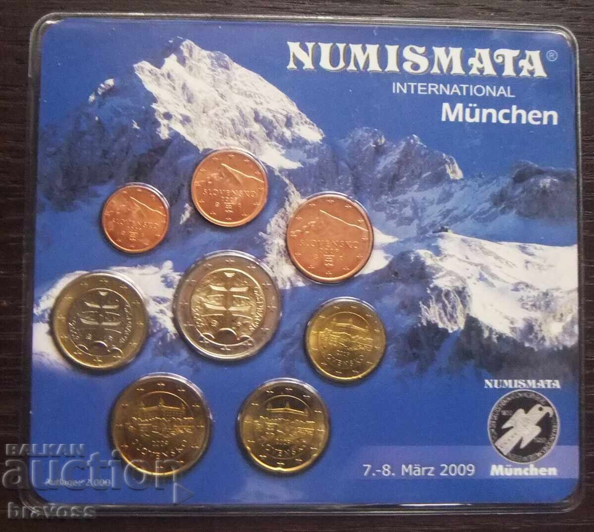 Slovacia - set euro - 2009 cu preț 21.99 BGN | € 11.24