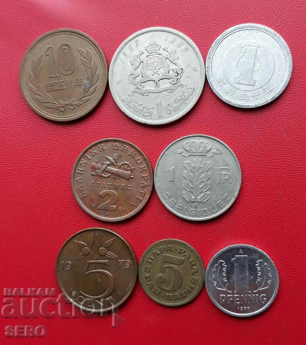 Mixed lot of 8 coins Mixed lot of 8 coins