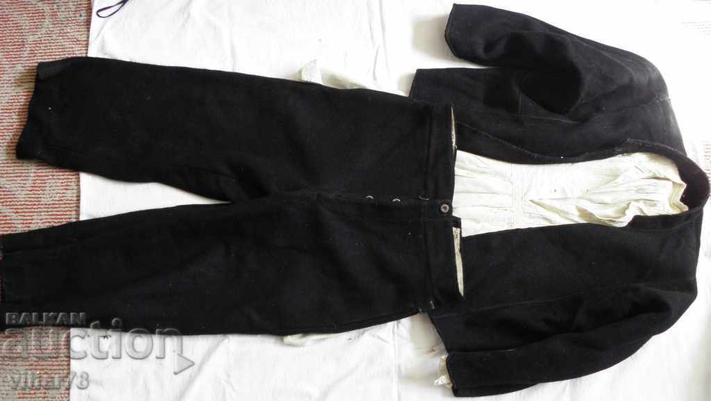 COSTUM POPULAR VECHI CU CĂCIULĂ ȘI BRÂU - 5