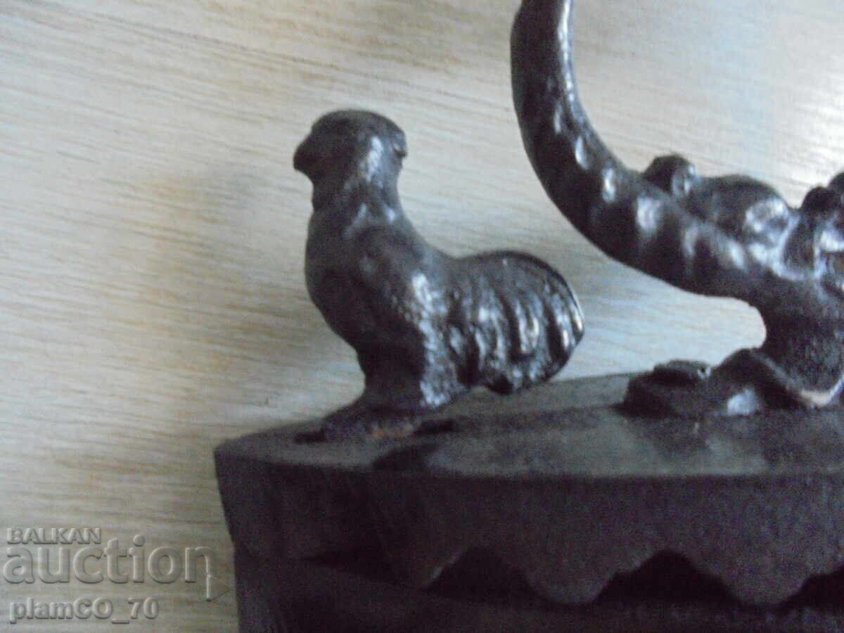 Antique charcoal iron - 5
