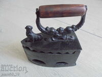 Antique charcoal iron