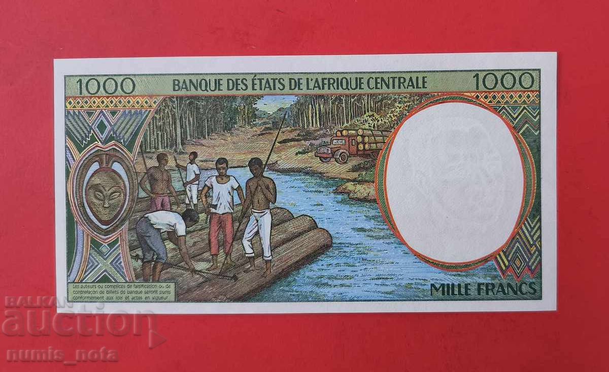 1000 франка 1997 Централна Африка Чад с цена 25.00 лв. | € 12.78 1000 франка 1997 Централна Африка Чад с цена 25.00 лв. | € 12.78