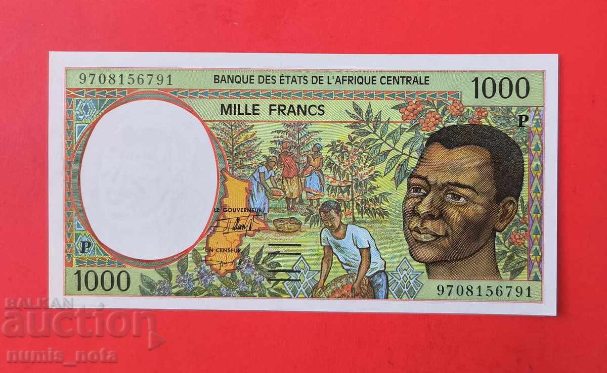 1000 франка 1997 Централна Африка Чад 1000 франка 1997 Централна Африка Чад