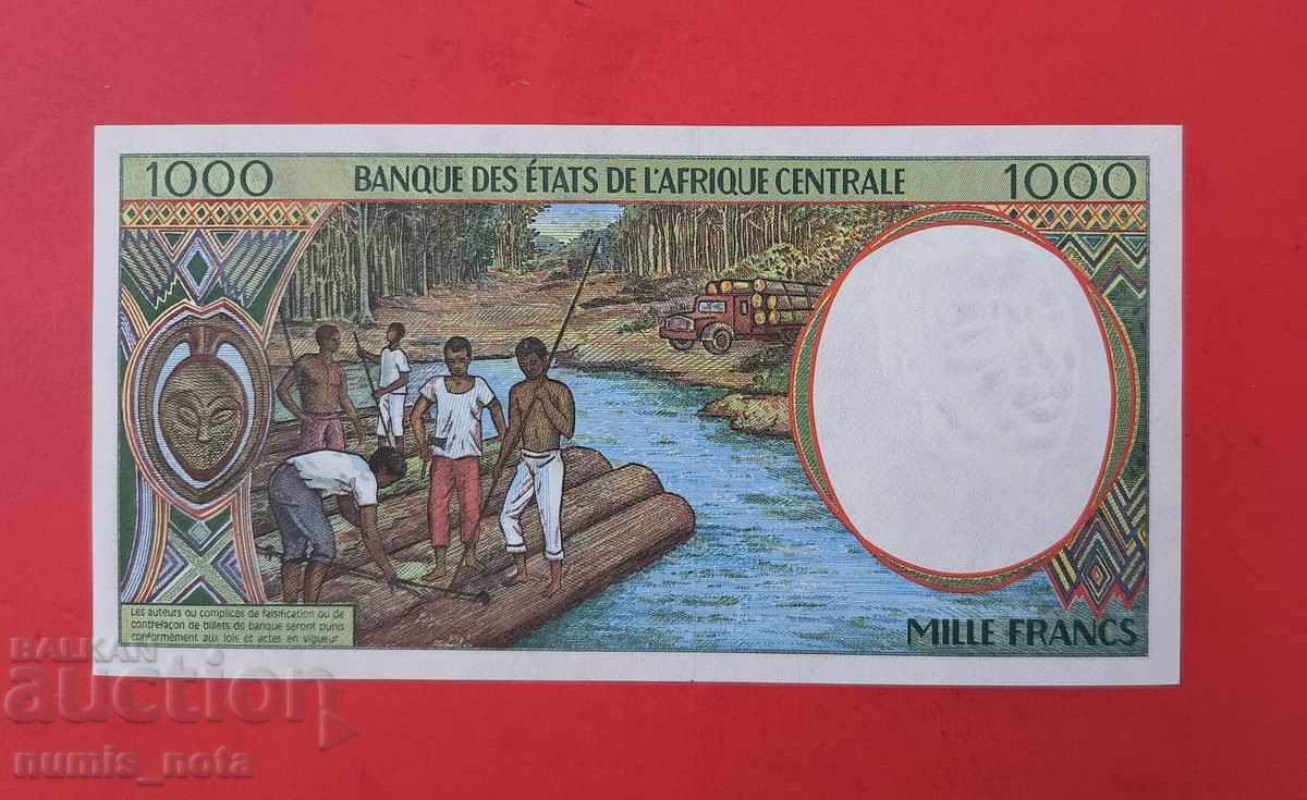 1000 франка 1995 Централна Африка Габон с цена 25.00 лв. | € 12.78 1000 франка 1995 Централна Африка Габон с цена 25.00 лв. | € 12.78